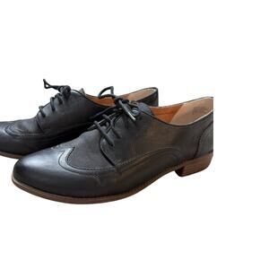 BC Footwear Women's Vegan Black Oxford Shoes, Size 10